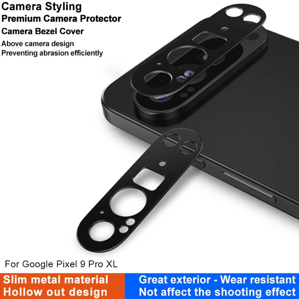 IMAK For Google Pixel 9 Pro XL Camera Lens Protector Metal Lens Cover - 3