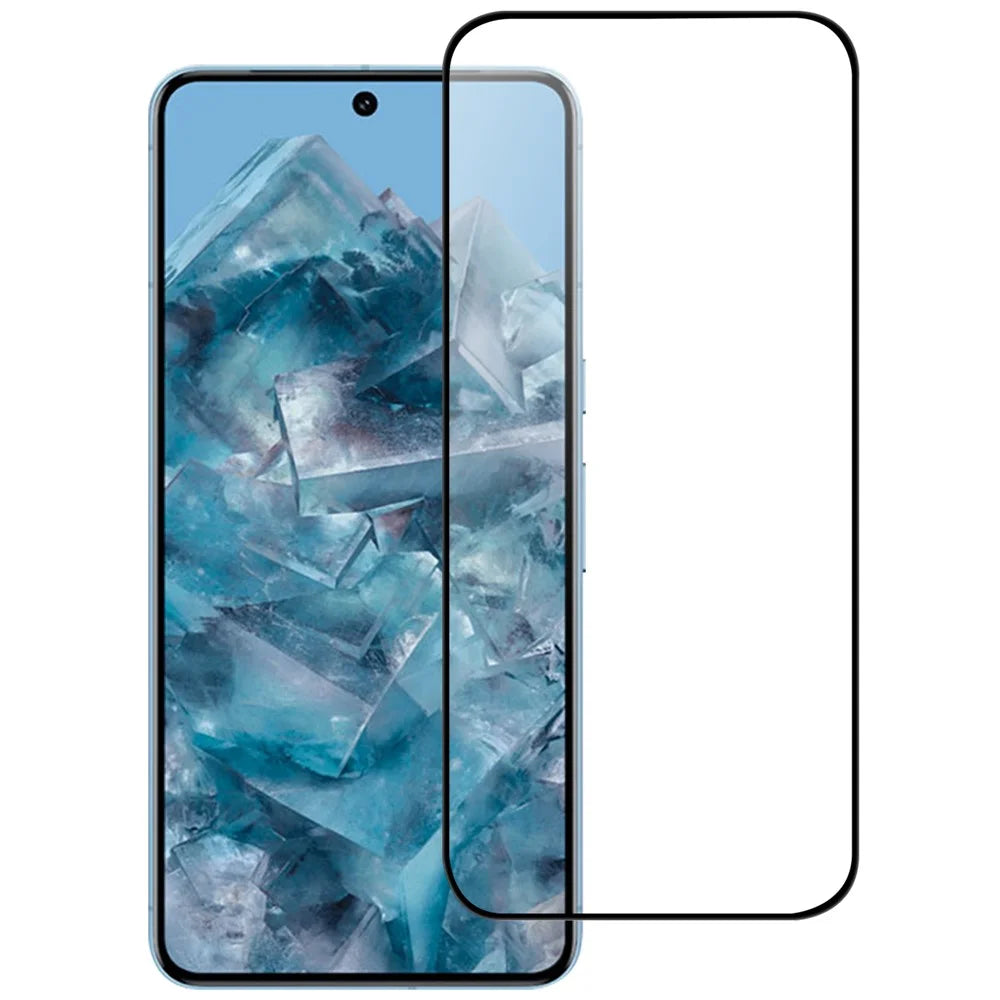 For Google Pixel 9 Pro XL AGC Tempered Glass with Black Edge Full Glue Full Coverage Screen Protector - 1