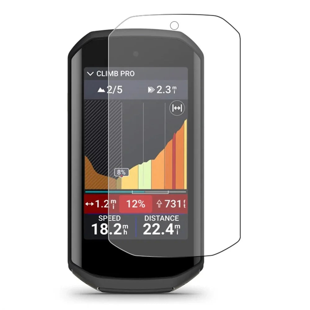 For Garmin Edge 1050 Screen Protector Cycling Computer Hydrogel TPU Screen Film - 1