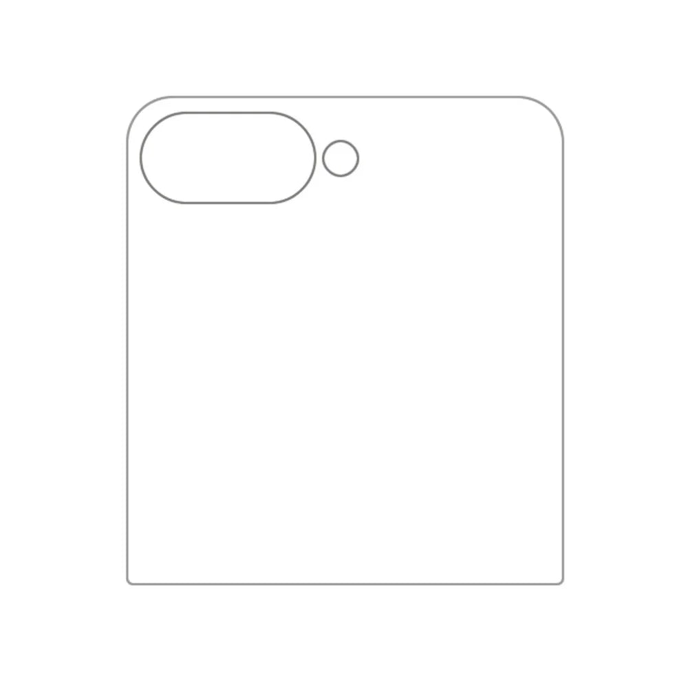 For Samsung Galaxy Z Flip7 FE 5G / Z Flip6 5G Rear Screen Protector Anti-Scratch Hydrogel TPU Full Screen Film - 2