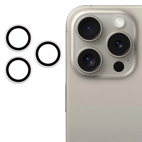 X-LEVEL AR Spotlight Series For iPhone 16 Pro / 16 Pro Max Individual Lens Protector Set Tempered Glass - Transparent - 1