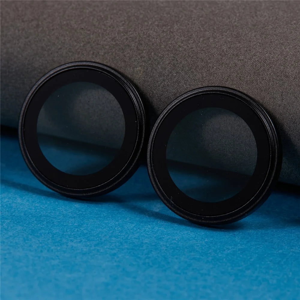 X-LEVEL AR Spotlight Series For iPhone 16 / 16 Plus Camera Lens Protector Set HD Individual Lens Film - Black - 5