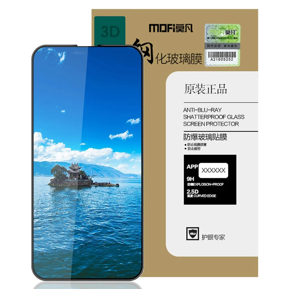 MOFI JK 3D Tempered Glass Film-1 for iPhone 16 Pro Full Screen Protector HD Clear Curved Edge - 7