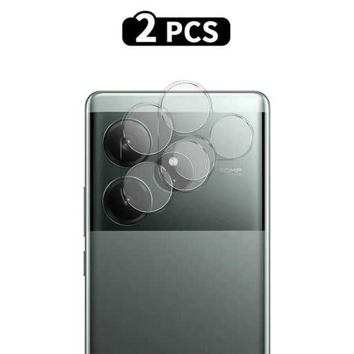 RURIHAI 2Pcs For Realme GT 6 5G Camera Lens Protector High Aluminium-silicon Glass Lens Film - 1