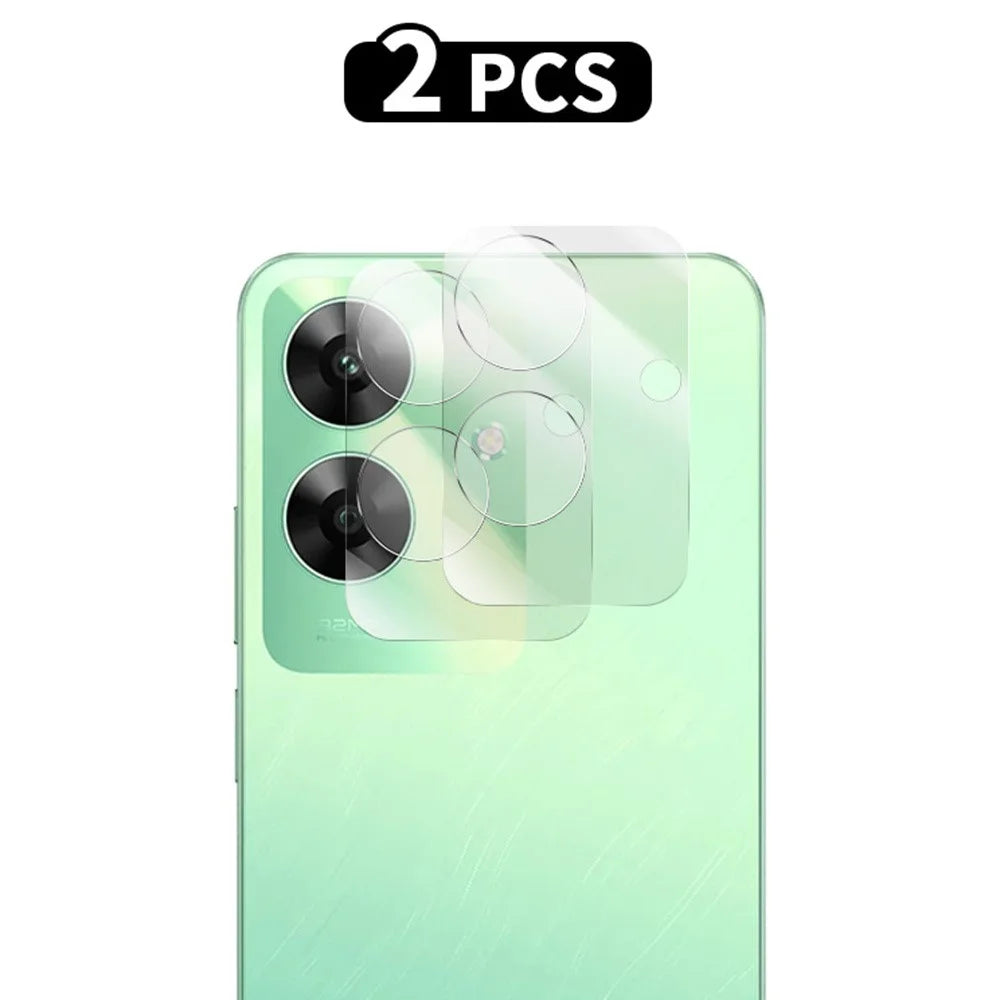RURIHAI 2Pcs For Realme C61 4G Camera Lens Protector 0.2mm 2.5D Arc Edge Rear Lens Film - 1