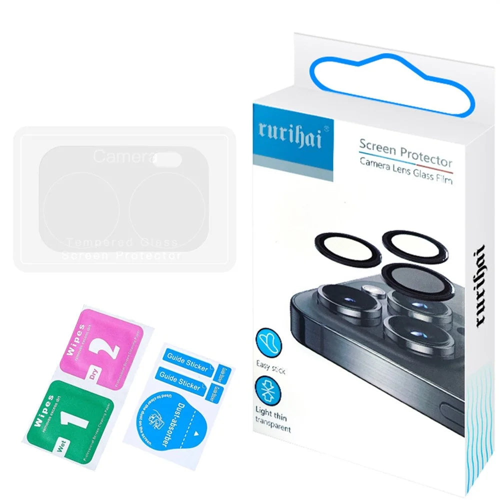 RURIHAI For Motorola Moto G83 Camera Lens Protector 0.2mm 2.5D Arc Edge Camera Lens Film - 4