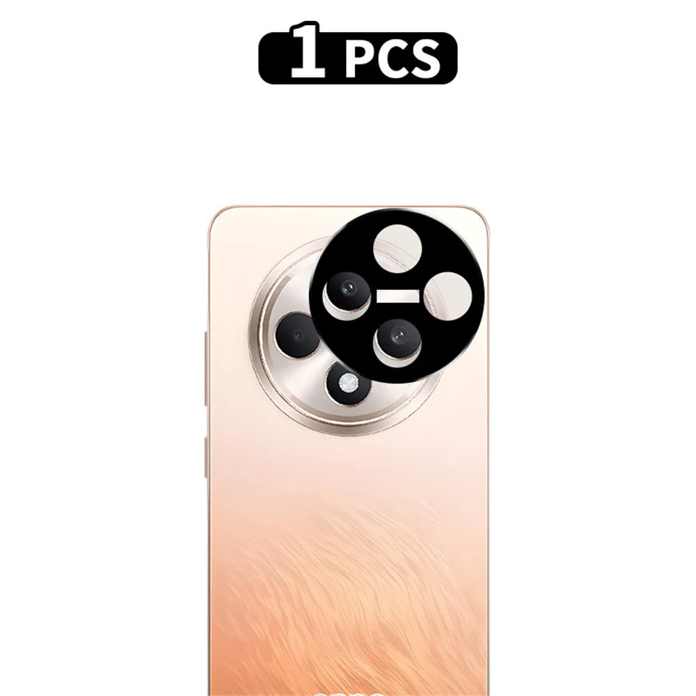 RURIHAI For Oppo Reno12 F 4G Camera Lens Protector Silk Printing High Aluminium-Silicon Glass Film - 1