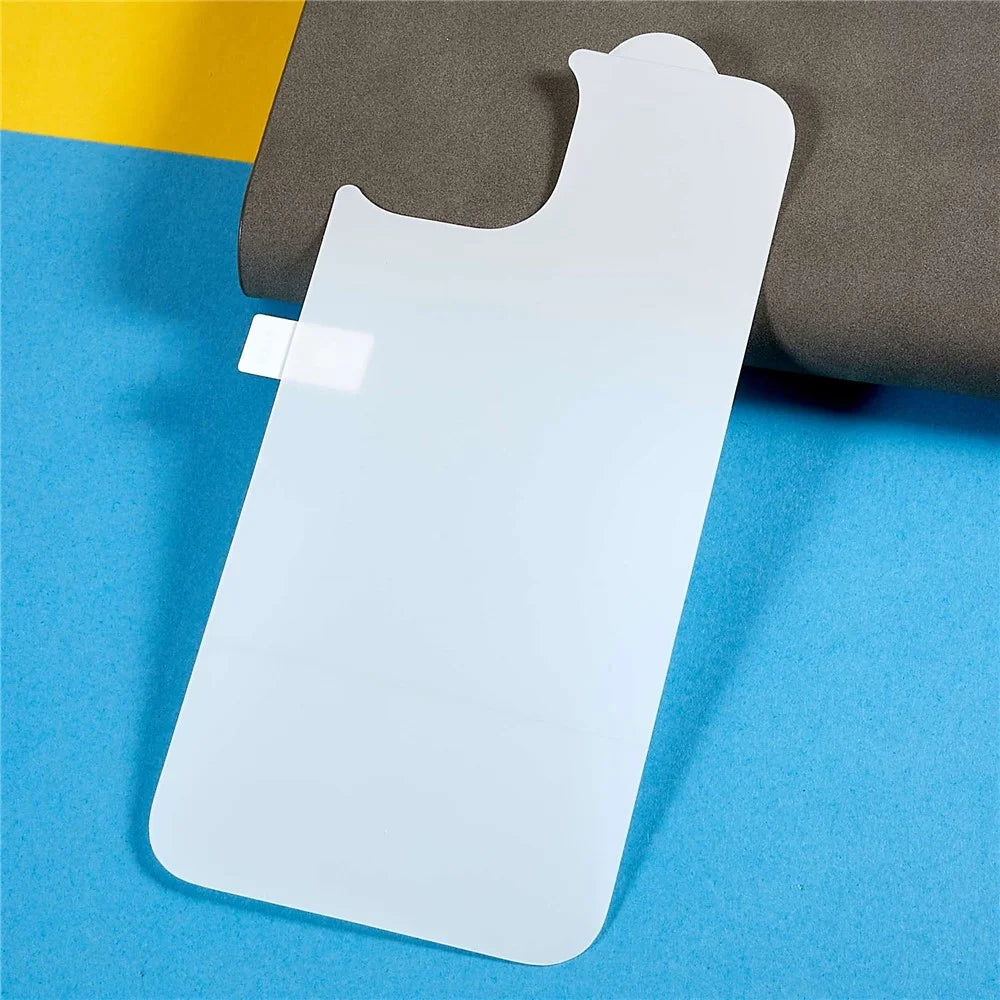For iPhone 14 6.1 inch Phone Back Protector Hydrogel Film Full Cover HD Clear Anti-scratch TPU + PET Film - 2