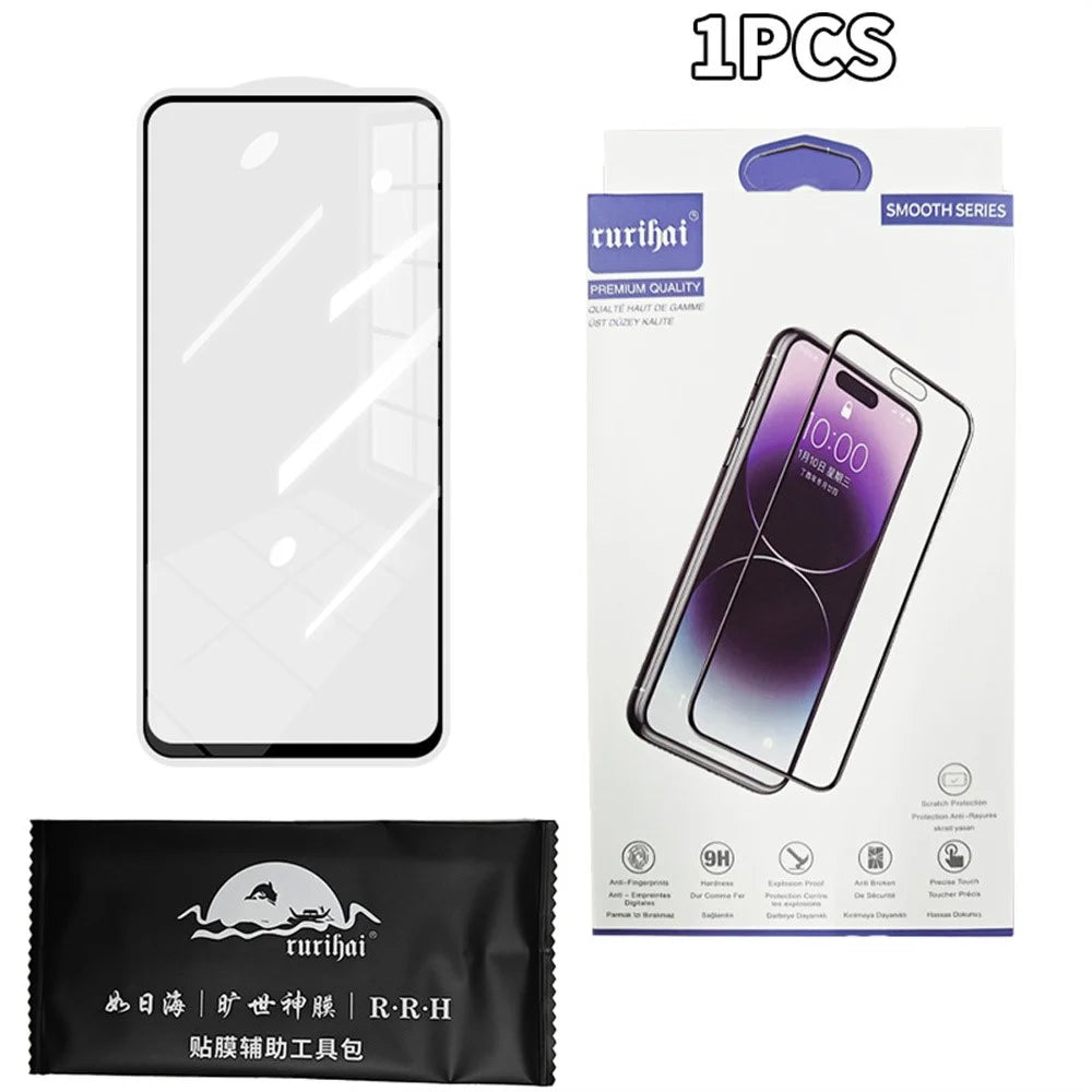 RURIHAI For Oppo A3 Pro (India) 5G Screen Protector Full Glue Full Cover 0.26mm 2.5D - 5