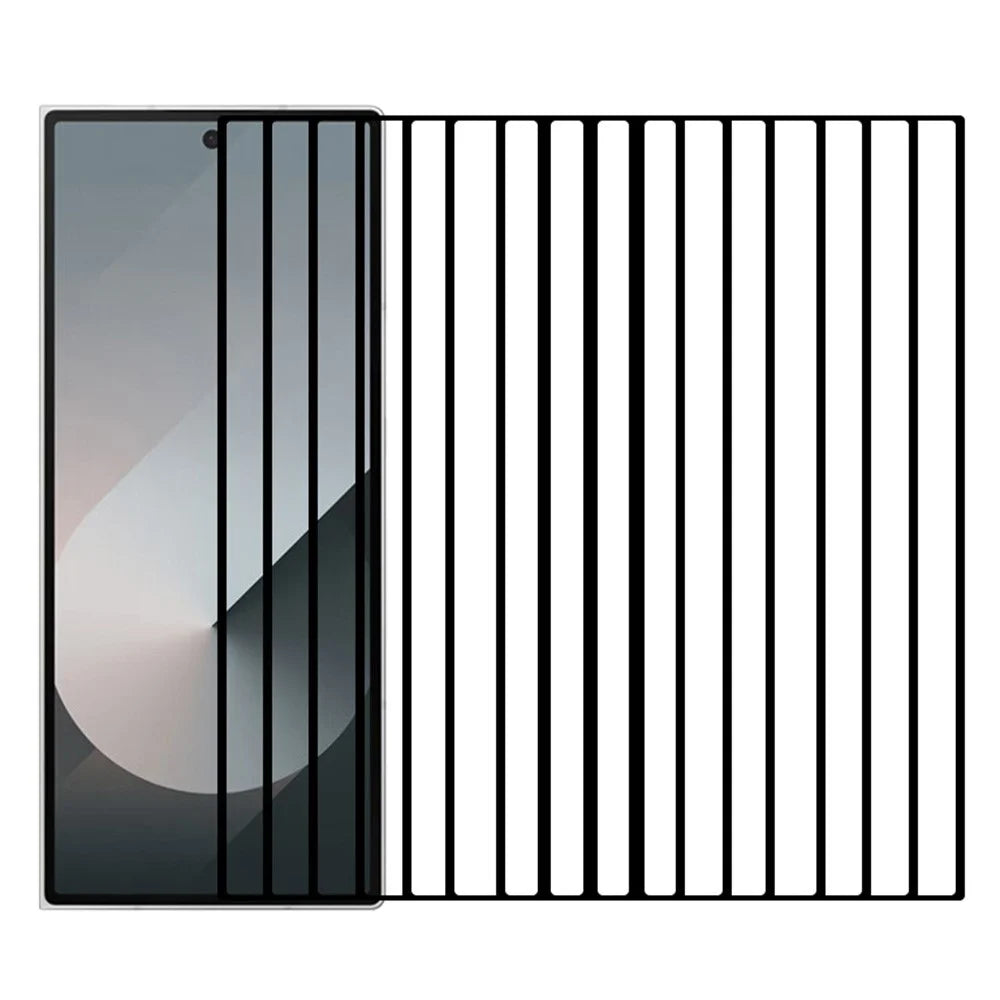 RURIHAI 10Pcs For Samsung Galaxy Z Fold6 5G Screen Protector High Aluminum-Silicon Glass Film - 1