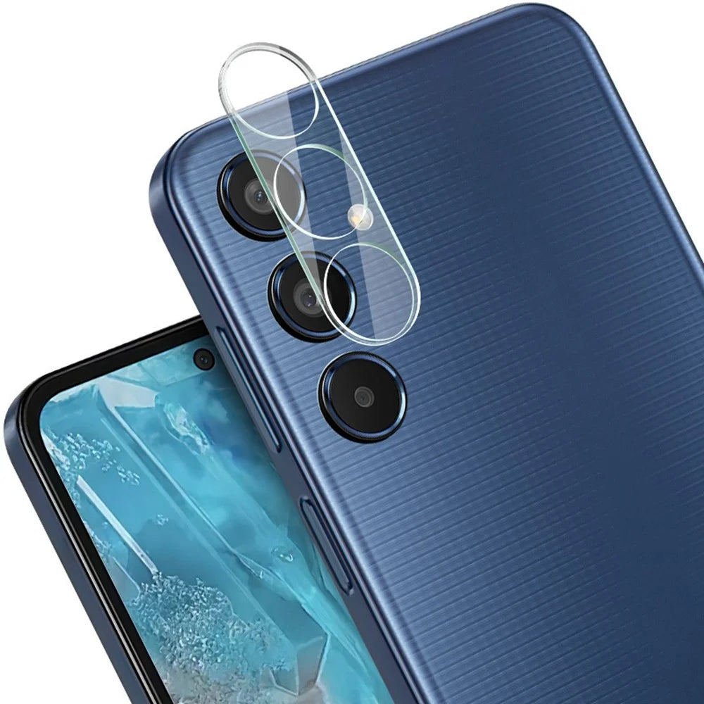 IMAK For Samsung Galaxy M35 5G Camera Lens Protector Tempered Glass Film+Acrylic Lens Cap - 5