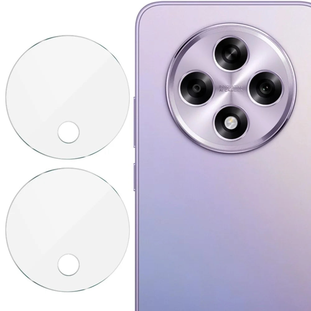 IMAK 2Pcs / Set for Oppo A3 5G Camera Lens Protector Anti-Scratch Tempered Glass Lens Film - 5