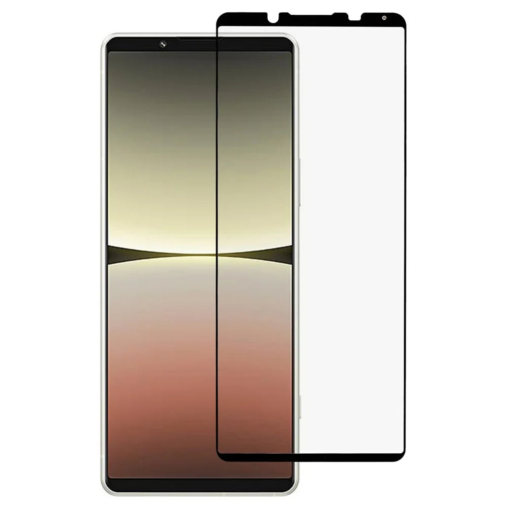 Screen Protector For Sony Xperia 5 IV 5G, HD Full Covering Sensitive Touch Full Glue Silk Printing Tempered Glass Film - 1