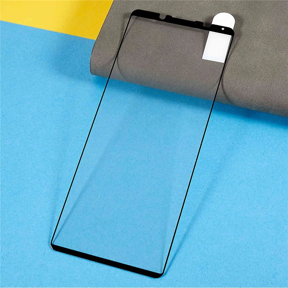 Screen Protector For Sony Xperia 5 IV 5G, HD Full Covering Sensitive Touch Full Glue Silk Printing Tempered Glass Film - 3