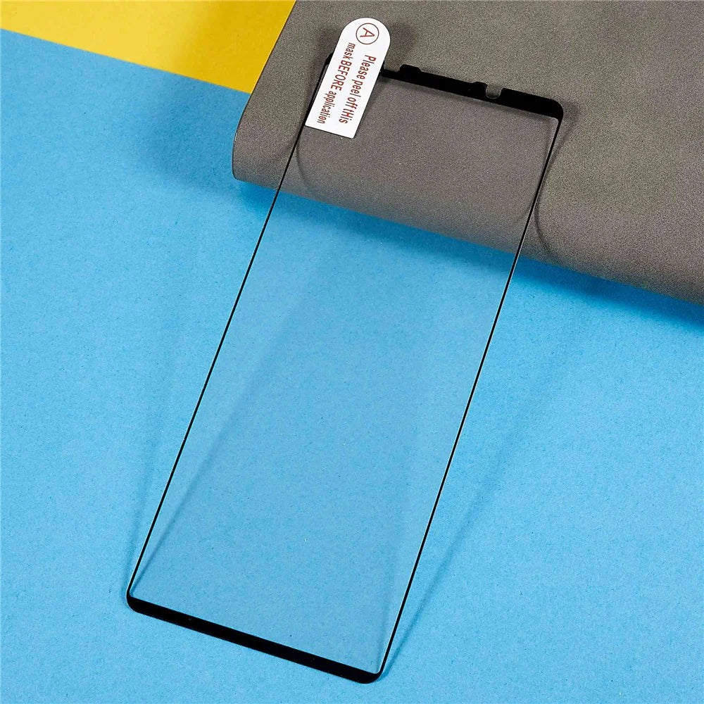Screen Protector For Sony Xperia 5 IV 5G, HD Full Covering Sensitive Touch Full Glue Silk Printing Tempered Glass Film - 6
