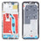 For Honor X8b 4G LLY-LX1, LLY-LX2, LLY-LX3 OEM Middle Plate Frame Replacement (Without Logo) - Silver - 1