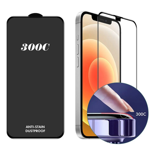 ENKAY HAT-PRINCE For iPhone 12 Pro Max Screen Protector 300C Large Arc Silk Print High Aluminium-Silicon Glass Film - 1