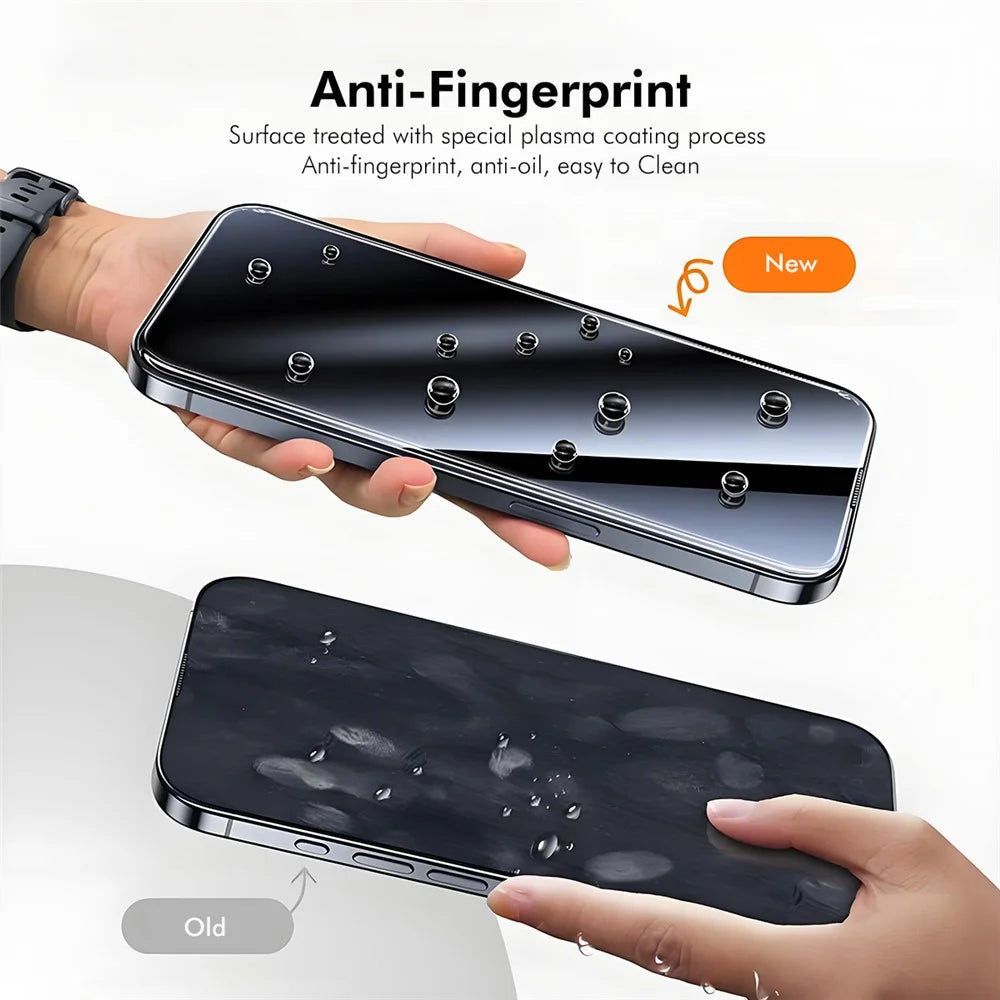 ENKAY HAT-PRINCE For iPhone 14  /  13 Pro  /  13 Screen Protector 300C Large Arc Silk Print High Aluminium-Silicon Glass Film - 6