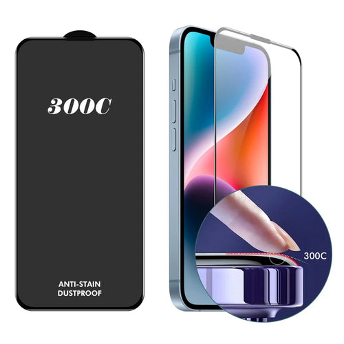 ENKAY HAT-PRINCE For iPhone 14 Plus  /  13 Pro Max Screen Protector 300C Large Arc Silk Print High Aluminium-Silicon Glass Film - 1