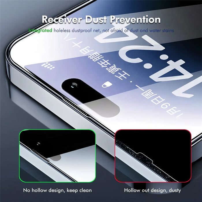 ENKAY HAT-PRINCE For iPhone 14 Pro Max Screen Protector 300C Large Arc Silk Print High Aluminium-Silicon Glass Film - 3