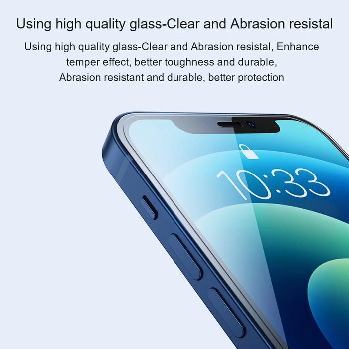 AMORUS For iPhone 16 Pro Screen Protector HD Transparent Protective Film Tempered Glass - 7