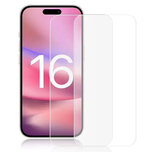 AMORUS 2Pcs For iPhone 16 Pro Screen Protector High Sensitivity Tempered Glass Film Bubble Free - 1
