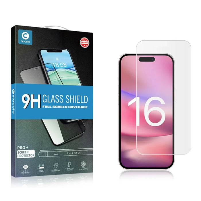 MOCOLO For iPhone 16 Pro Max Screen Protector 9H Hardness Clear Tempered Glass Film - 5