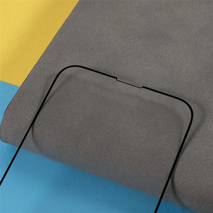 For iPhone 16 Plus / 15 Plus Tempered Glass Screen Protector Anti-Fingerprint Matte Scratch-Proof Screen Film - 5