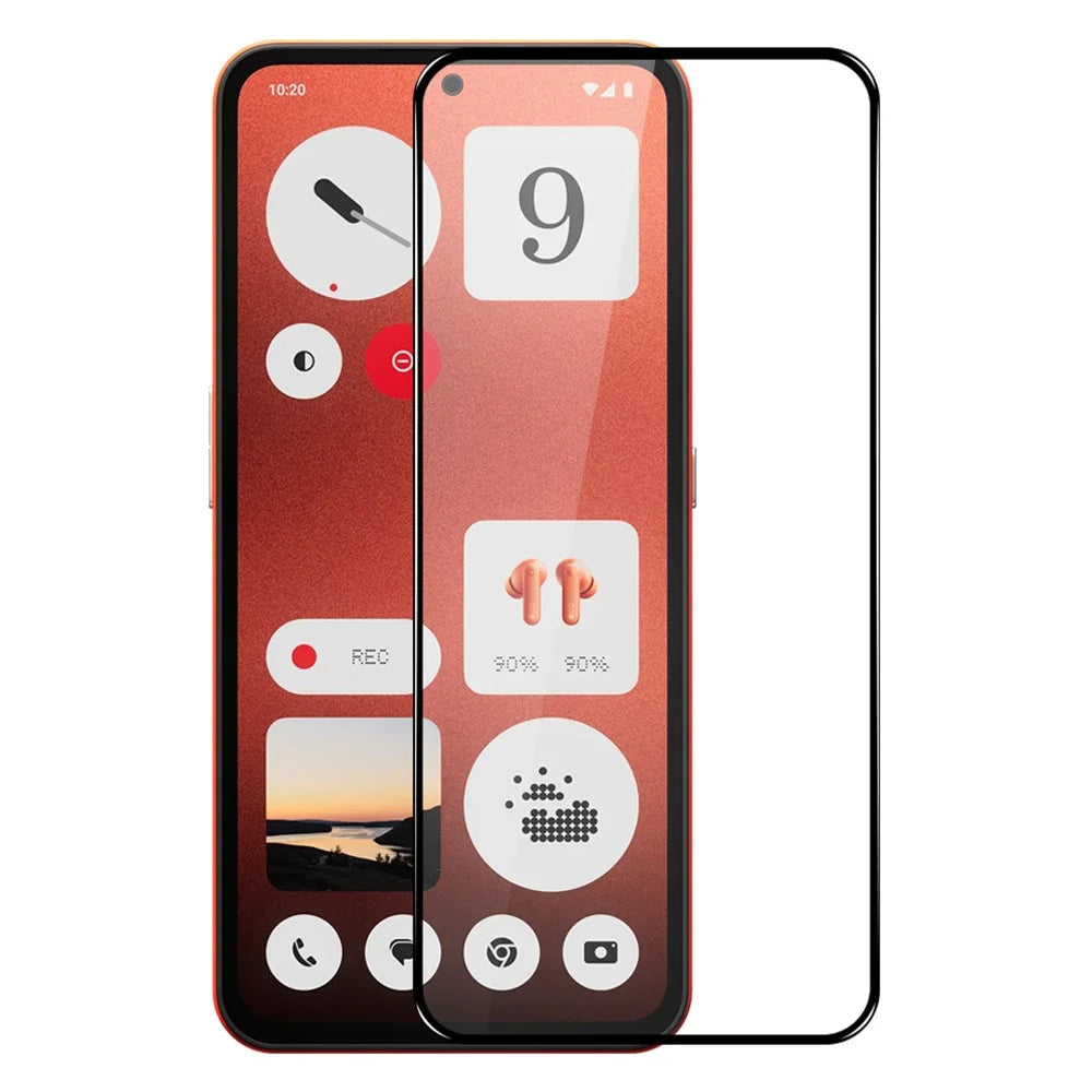 NORTHJO A+ For Nothing CMF Phone 1 Screen Protector High Aluminum-Silicon Film 0.3mm 2.5D, Black - 1