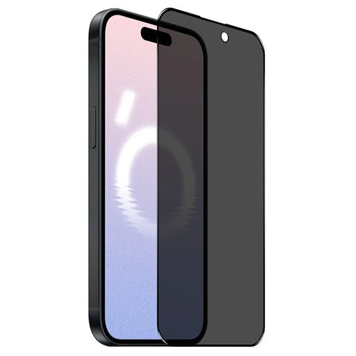 NORTHJO A++ For iPhone 16 Privacy Screen Protector Silk Printing Full Glue Anti-Spy Tempered Glass Film - 2