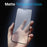 NORTHJO A++ Matte Screen Protector for iPhone 16 Anti-Fingerprint Full Coverage Tempered Glass Film - 2