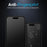 NORTHJO A++ Matte Screen Protector for iPhone 16 Anti-Fingerprint Full Coverage Tempered Glass Film - 3