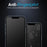 NORTHJO A++ For iPhone 14 / 13 / 13 Pro Matte Screen Protector Anti-Fingerprint Full Coverage 0.3mm 2.5D Tempered Glass Film - 3