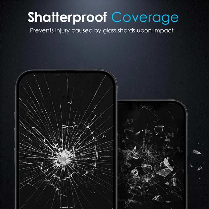 NORTHJO A++ For iPhone 14 / 13 / 13 Pro Matte Screen Protector Anti-Fingerprint Full Coverage 0.3mm 2.5D Tempered Glass Film - 5