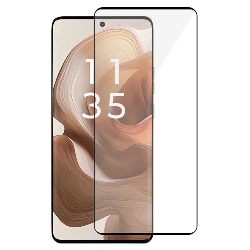 For Motorola Edge 50 5G Screen Protector 3D Curved Tempered Glass Film Side Glue - 1
