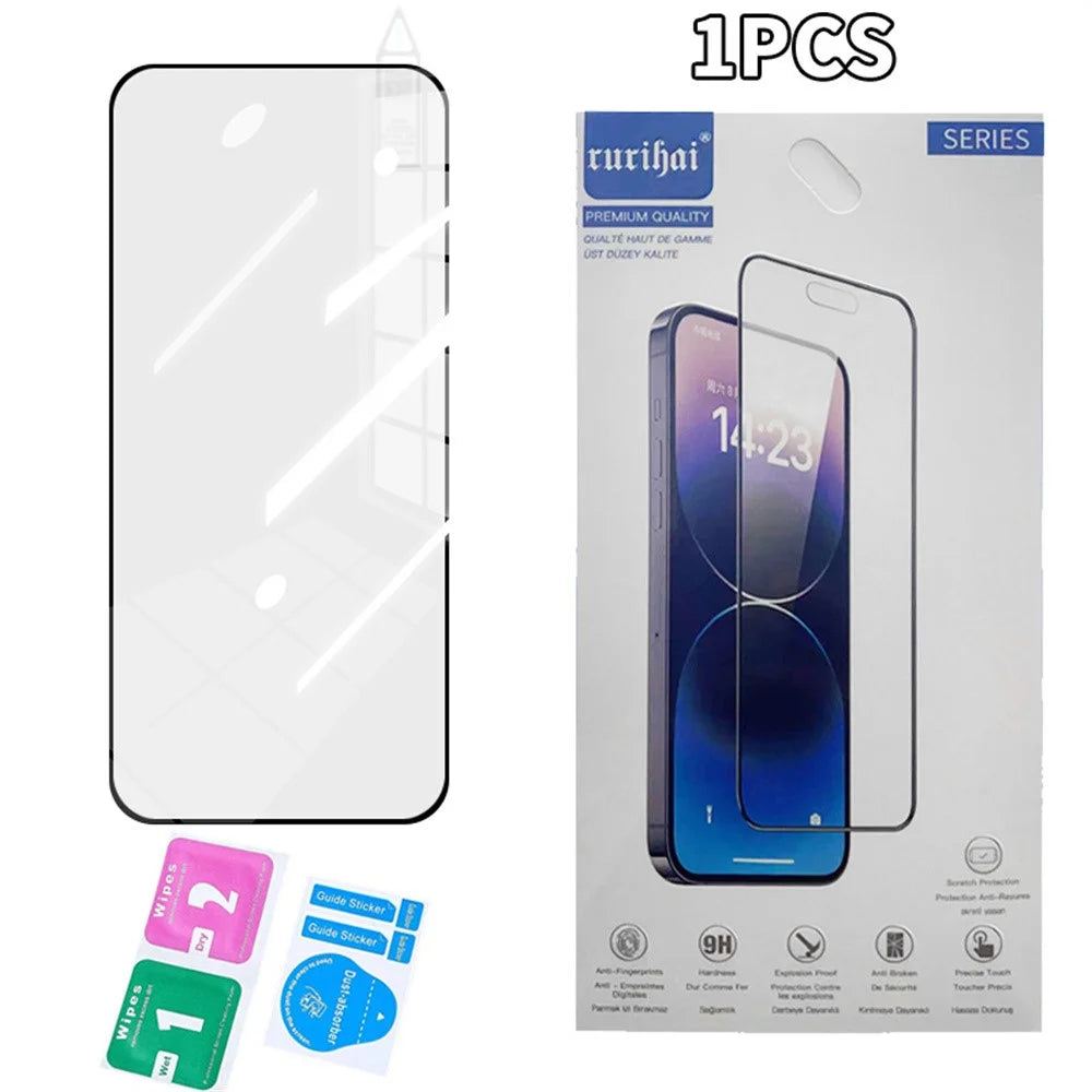 RURIHAI For Honor X60i 5G Screen Protector Secondary Hardening High Aluminium-Silicon Glass Film - 6