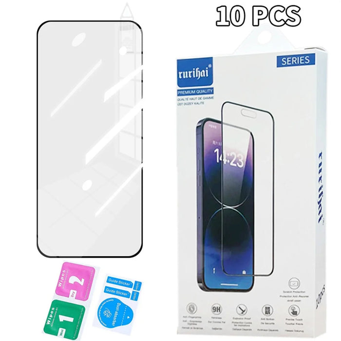 RURIHAI 10Pcs For Honor X60i 5G Secondary Hardening Screen Protector 0.26mm 2.5D - 6