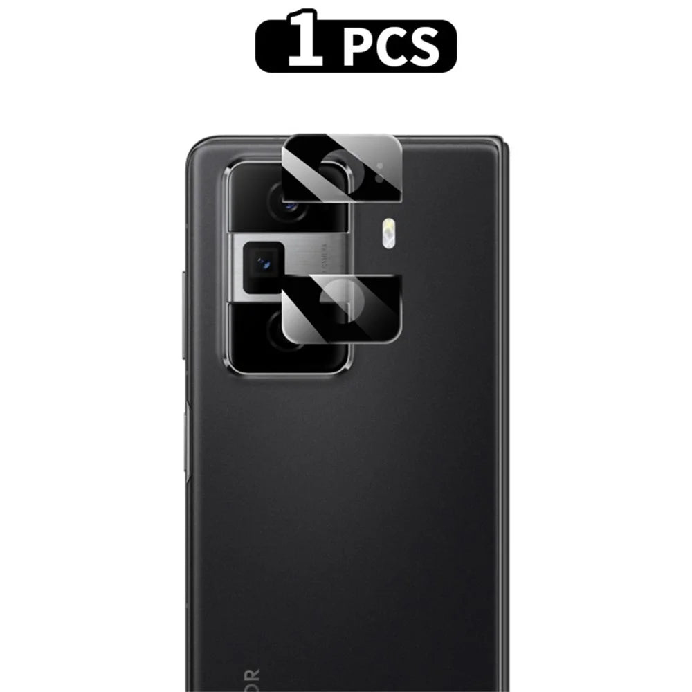 RURIHAI For Honor Magic Vs3 5G Camera Lens Protector HD Clear Lens Film Silk Printing Edge - 1