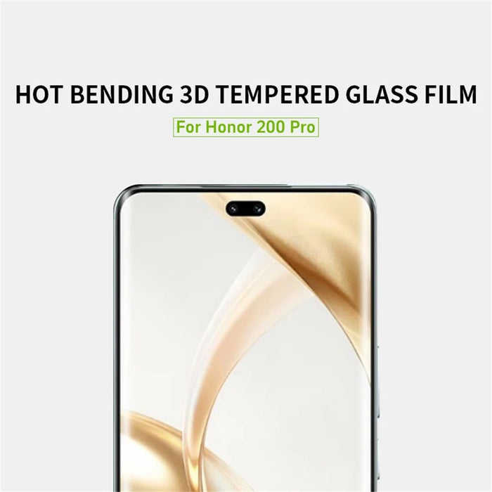 MOFI For Honor 200 Pro 5G Screen Protector Full Glue Tempered Glass Hot Bending Film - 4