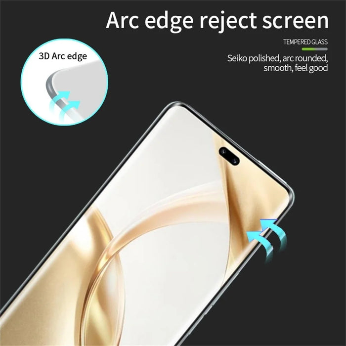MOFI For Honor 200 Pro 5G Screen Protector Full Glue Tempered Glass Hot Bending Film - 7