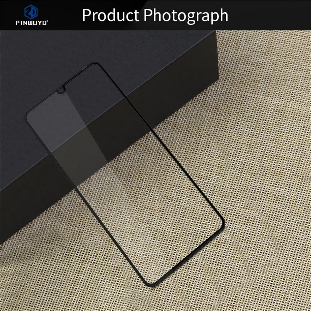 PINWUYO JK 3D Tempered Glass Film Series-2 for Realme Note 60x 4G / C63 4G / C61 4G Screen Protector Full Glue - 3