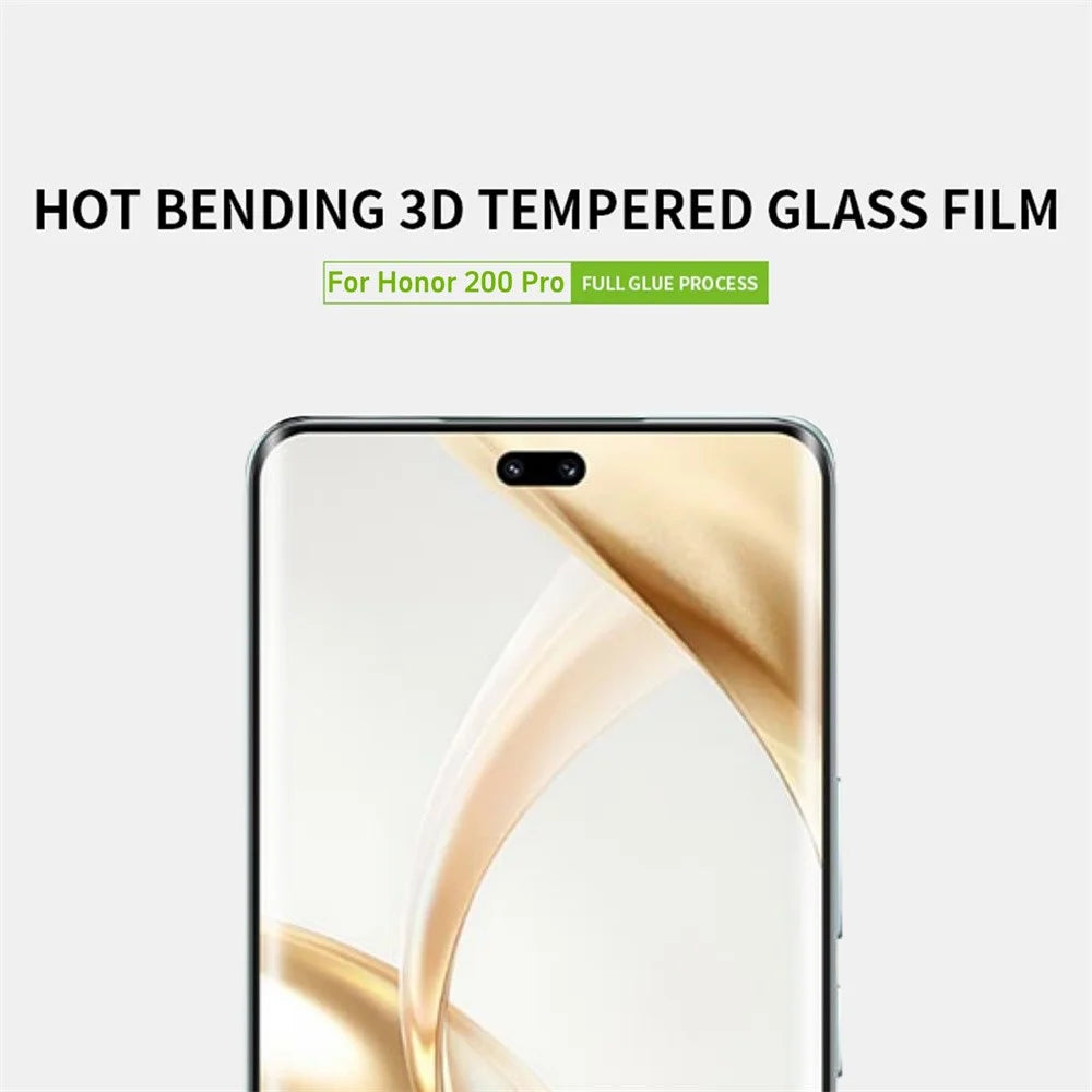 PINWUYO For Honor 200 Pro 5G Tempered Glass Screen Protector 3D Hot Bending Anti-Explosion Film - 4
