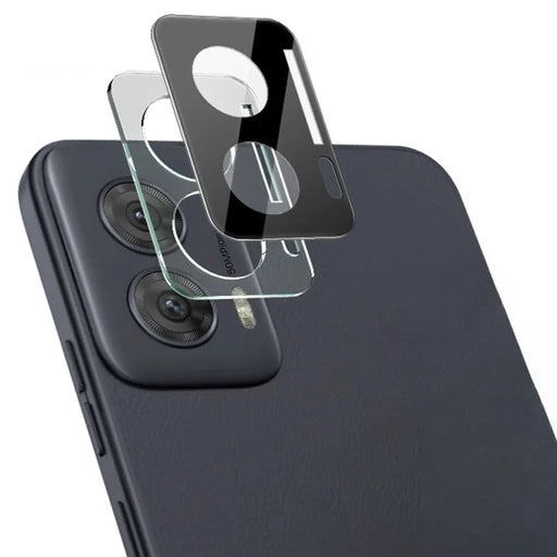 IMAK For Motorola Moto G Power (2024) Camera Lens Protector Tempered Glass Film+Acrylic Cap (Black Version) - 1