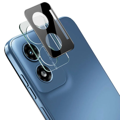 IMAK For Motorola Moto G Play (2024) 4G Tempered Glass Camera Lens Protector+Acrylic Lens Cap (Black Version) - 1