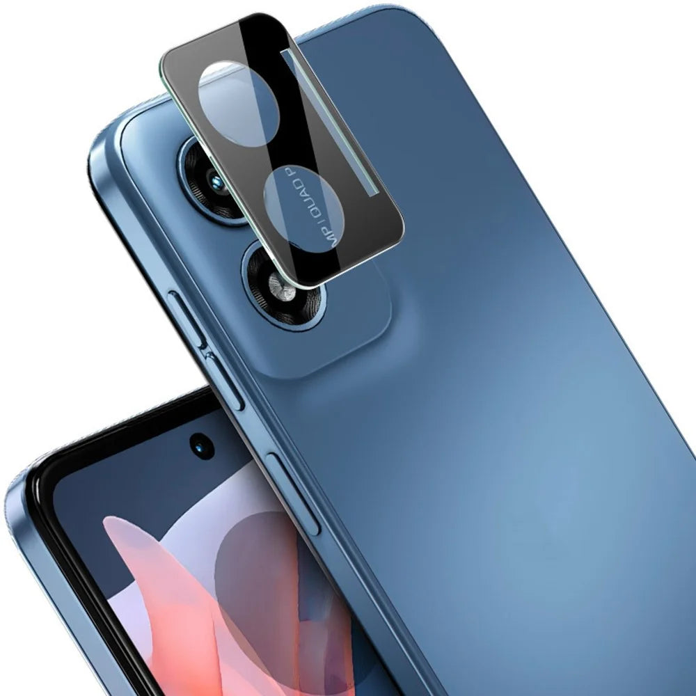 IMAK For Motorola Moto G Play (2024) 4G Tempered Glass Camera Lens Protector+Acrylic Lens Cap (Black Version) - 3
