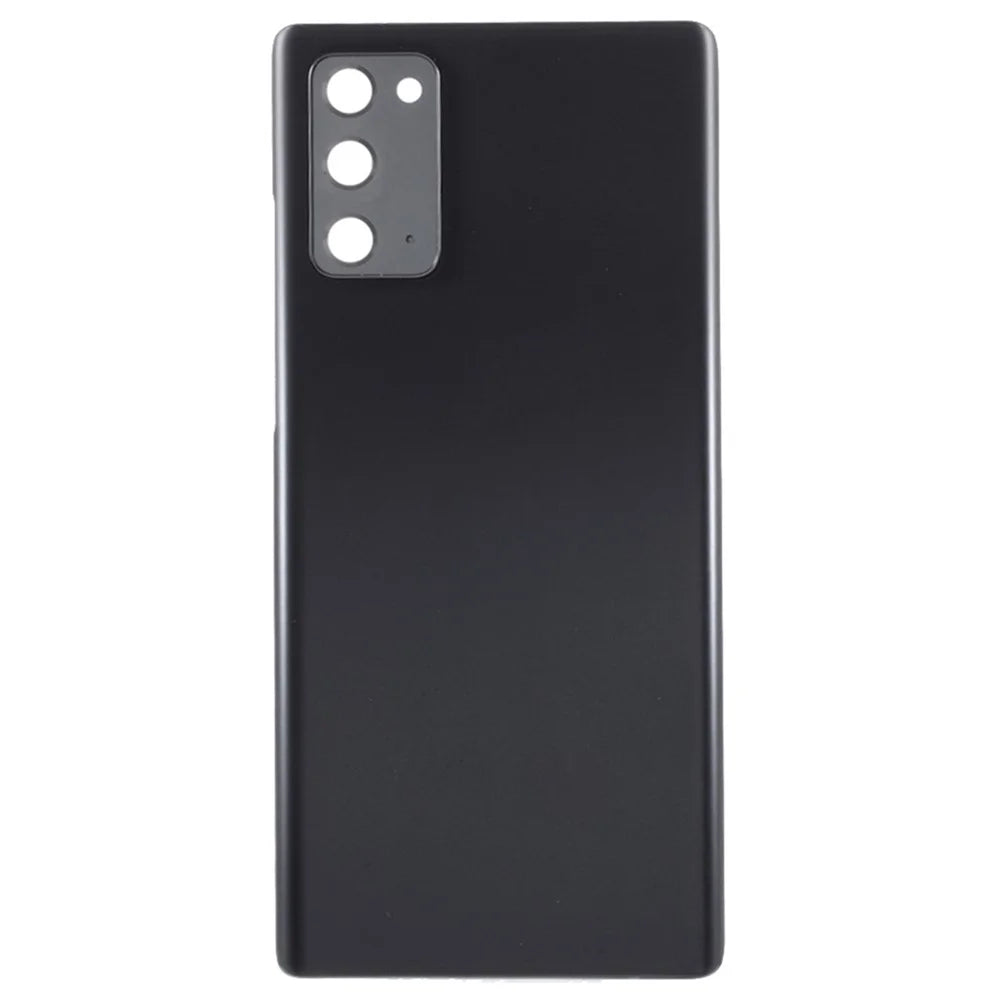 For Samsung Galaxy Note20 N980 / Note20 5G N981 Battery Housing with Adhesive Sticker + Camera Lens Cover (Without Logo) - Black - 2
