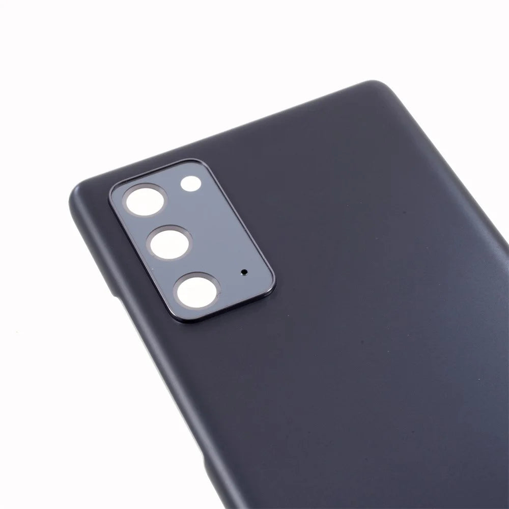 For Samsung Galaxy Note20 N980 / Note20 5G N981 Battery Housing with Adhesive Sticker + Camera Lens Cover (Without Logo) - Black - 7