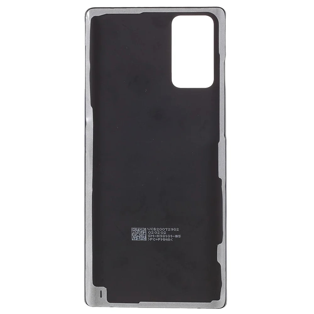 For Samsung Galaxy Note20 N980 / Note20 5G N981 Battery Housing Cover with Adhesive Sticker (Without Logo) - Grey - 3
