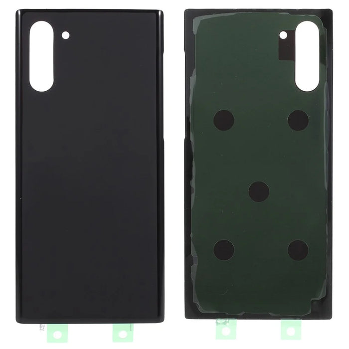 For Samsung Galaxy Note 10 4G N970 / Note 10 5G N971 Battery Housing Cover with Adhesive Sticker (Without Logo) - Black - 1
