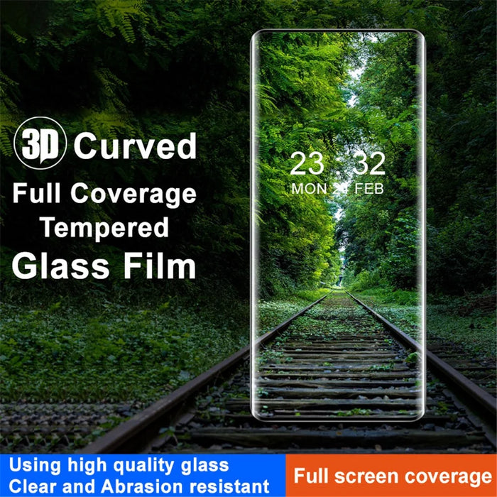 IMAK For Motorola Edge (2024) 5G Full Screen Protector 3D Curved Edge Tempered Glass Film - 3